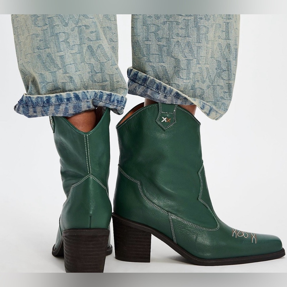 Free People Wandering Western Boot (Women) LULWORTH BLUE SIZE 7.5